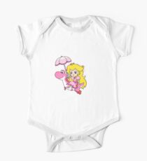 Yoshi and Chibi Peach One Piece - Short Sleeve