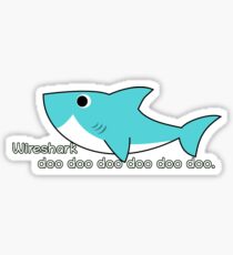 Baby wireshark Sticker