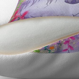 Alternate view of Unicorn paradise Throw Pillow