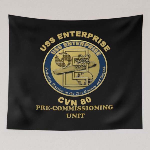 Item preview, PCU Enterprise Crest for Dark Backgrounds designed and sold by Nikki SpaceStuffPlus.