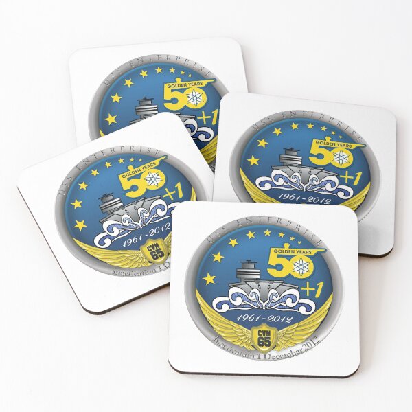 Item preview, USS Enterprise (CVN-65) Inactivation Crest designed and sold by Nikki SpaceStuffPlus.