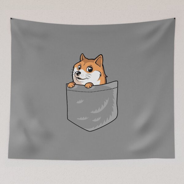 Item preview, Doge in Pocket  designed and sold by Bookquotes123.