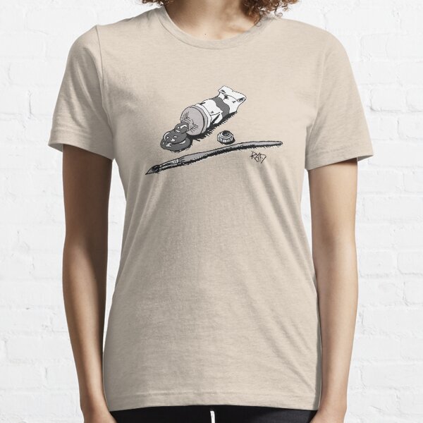 Paint And Paint Brush Design By Rafi Perez Essential T-Shirt