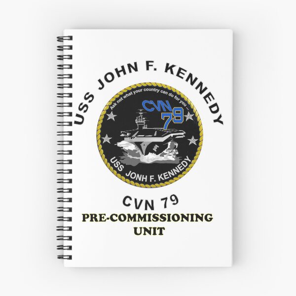 Item preview, Pre-Commissioning Unit John F. Kennedy (PCU-79) Crest designed and sold by Nikki SpaceStuffPlus.