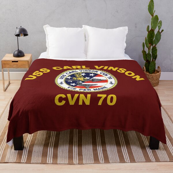 Item preview, USS Carl Vinson (CVN-70) Crest for Dark Colors designed and sold by Nikki SpaceStuffPlus.