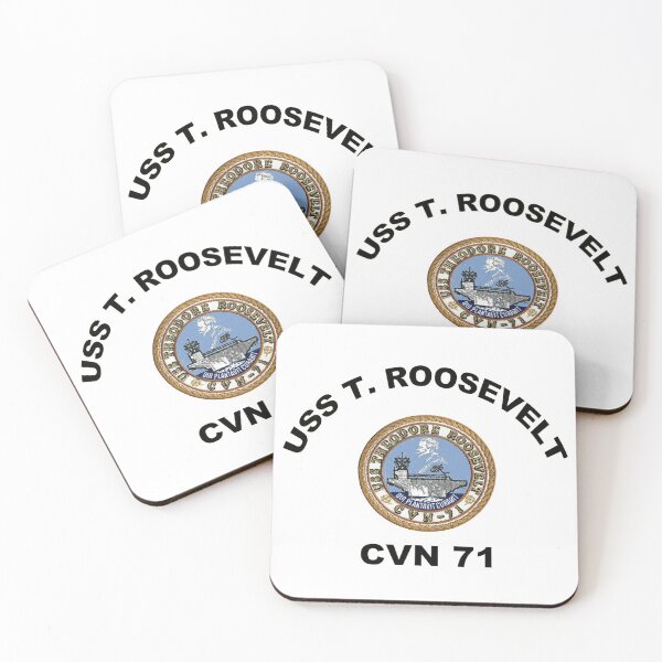 Item preview, USS Theodore Roosevelt (CVN-71) Crest designed and sold by Nikki SpaceStuffPlus.