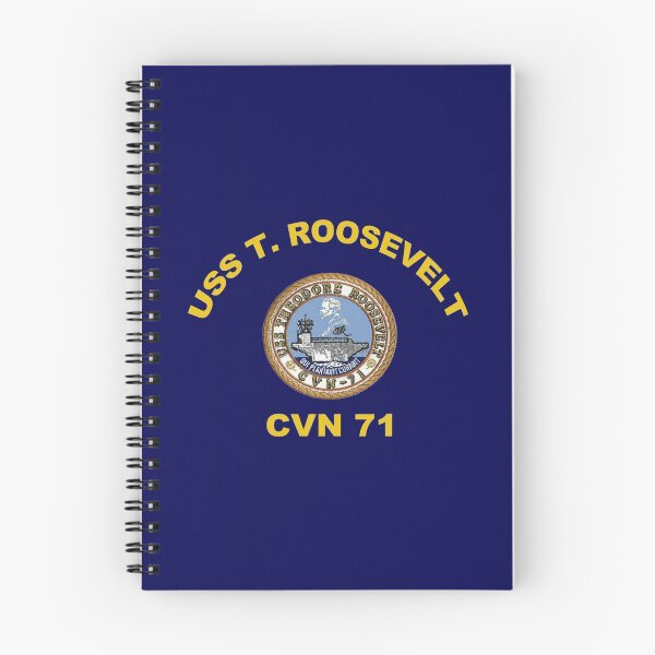 Item preview, USS Theodore Roosevelt (CVN-71) Crest for Dark Colors designed and sold by Nikki SpaceStuffPlus.