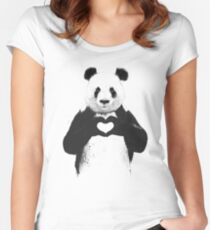All you need is love Women's Fitted Scoop T-Shirt