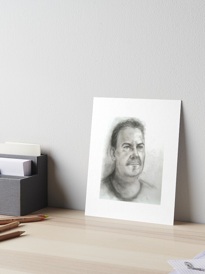 Thumbnail 1 of 2, Art Board Print, Victor designed and sold by Anthropolog.
