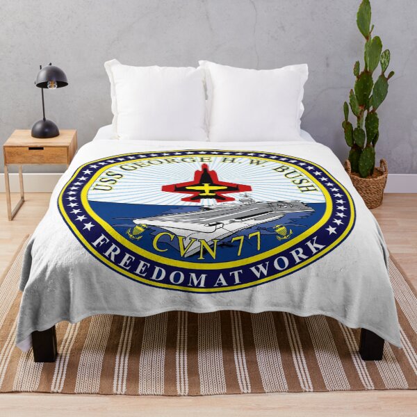 Item preview, USS George H.W. Bush (CVN-77) Crest designed and sold by Nikki SpaceStuffPlus.