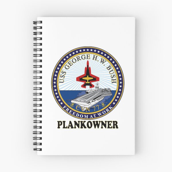 Item preview, USS George H.W. Bush (CVN-77) Plankowner Crest designed and sold by Nikki SpaceStuffPlus.