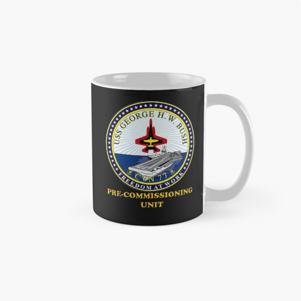 Item preview, PCU George H.W. Bush Crest for Dark Colors designed and sold by Nikki SpaceStuffPlus.