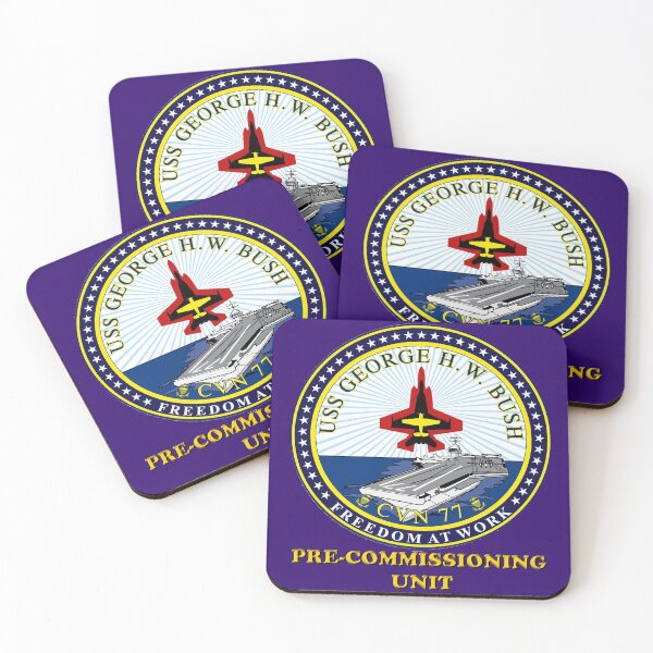Item preview, PCU George H.W. Bush Crest for Dark Colors designed and sold by Nikki SpaceStuffPlus.