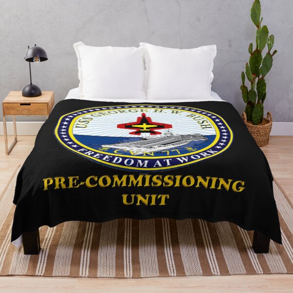 Item preview, PCU George H.W. Bush Crest for Dark Colors designed and sold by Nikki SpaceStuffPlus.