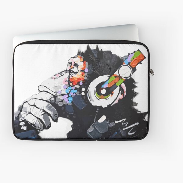 Item preview, Banksy DJ Monkey Thinker with Headphones White designed and sold by bufumofo.