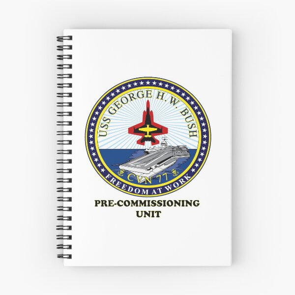 Item preview, PCU George H.W. Bush (CVN-77) Crest designed and sold by Nikki SpaceStuffPlus.