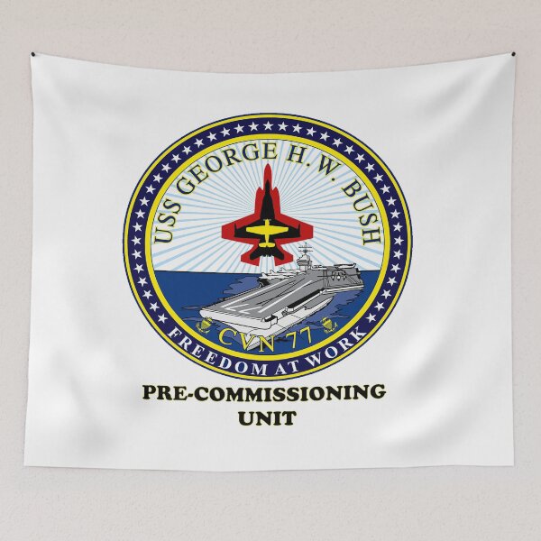 Item preview, PCU George H.W. Bush (CVN-77) Crest designed and sold by Nikki SpaceStuffPlus.