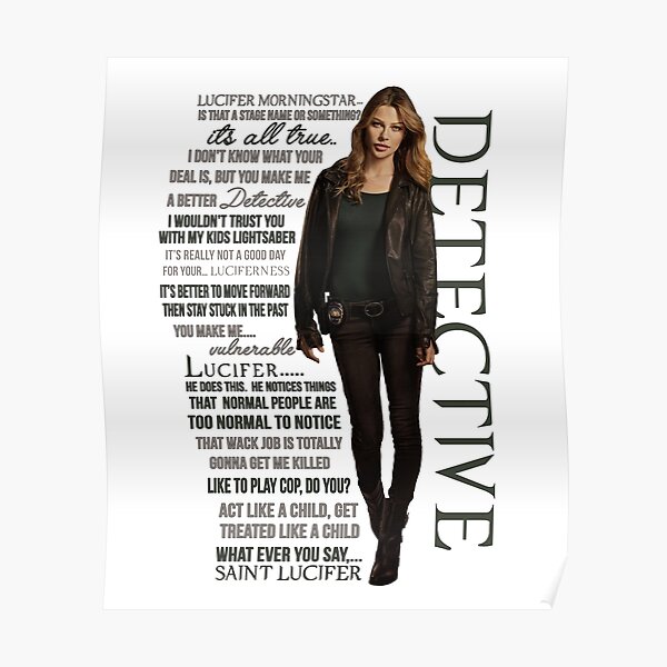 Chloe "The Detective" Decker Citations Poster
