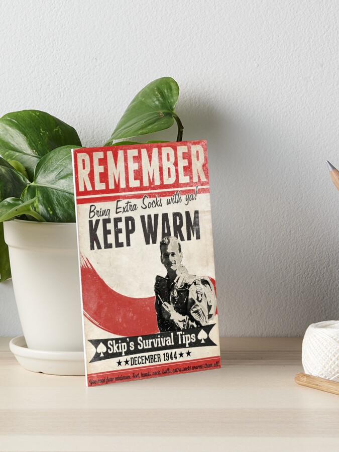 Keep warm funny | Art Board Print