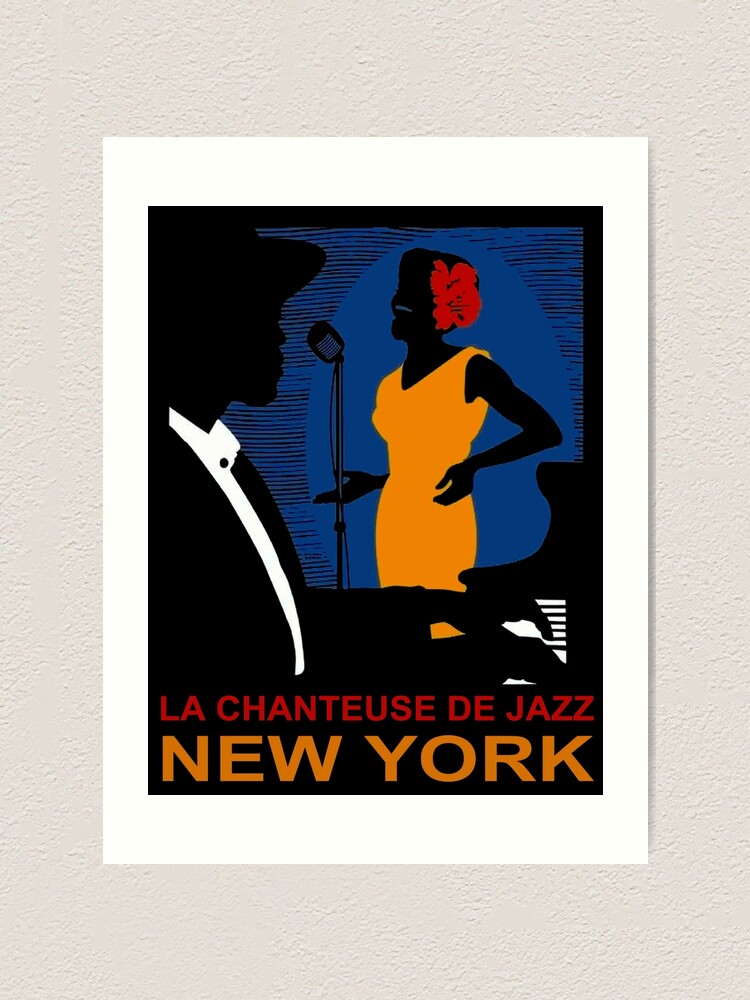 LA CHANTEUSE DE JAZZ NEW YORK : Vintage Print