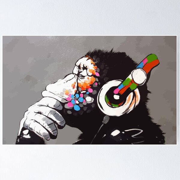 Poster et affiche - Banksy: Mario and Copper - 90x60 au meilleur prix