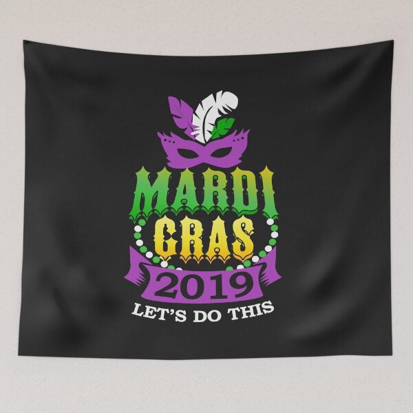 Item preview, Mardi Gras 2019 Lets Do This Party Masks Costume designed and sold by hadleydesigns.