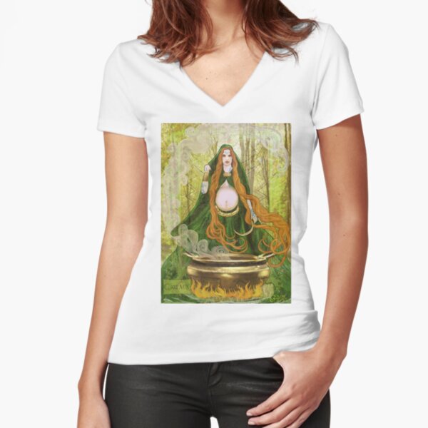 Fitted V-Neck T-Shirt