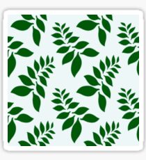 Cute Leaf fern Pattern Design Sticker