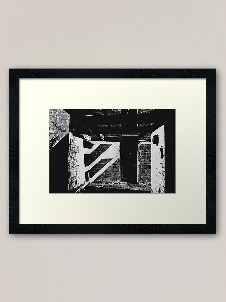 Alternate view of Abandoned building Framed Art Print