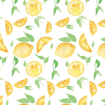 Artwork thumbnail, Watercolor Lemons in Pattern by MathisDesigns