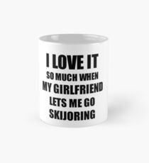Skijoring Funny Gift Idea For Boyfriend I Love It When My Girlfriend Lets Me Novelty Gag Sport Lover Joke Mug