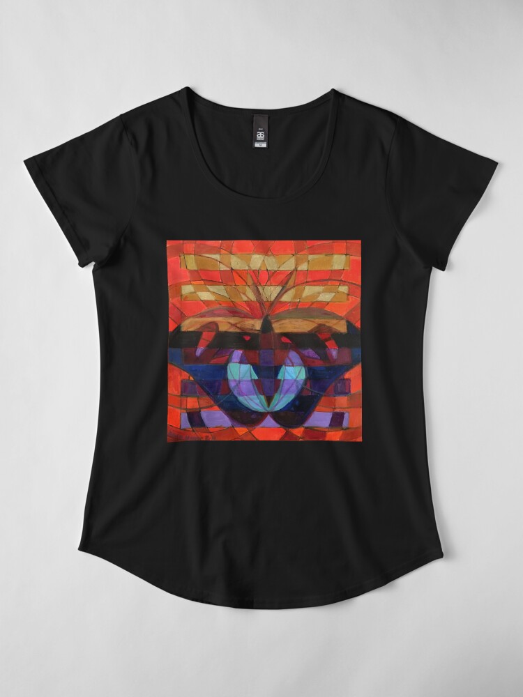 Thumbnail 4 of 6, Premium Scoop T-Shirt, The Butterfly Effect designed and sold by Denise Weaver Ross.