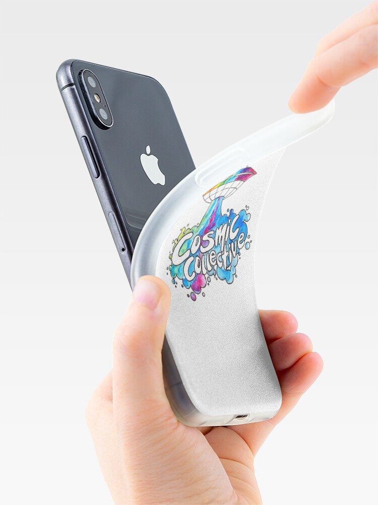 Alternate view of the Cosmic Space Ship iPhone Case & Cover