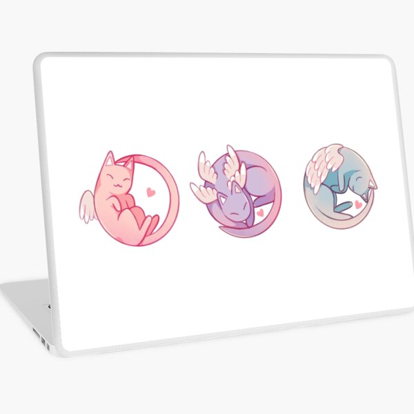 celestial kitties Laptop Skin