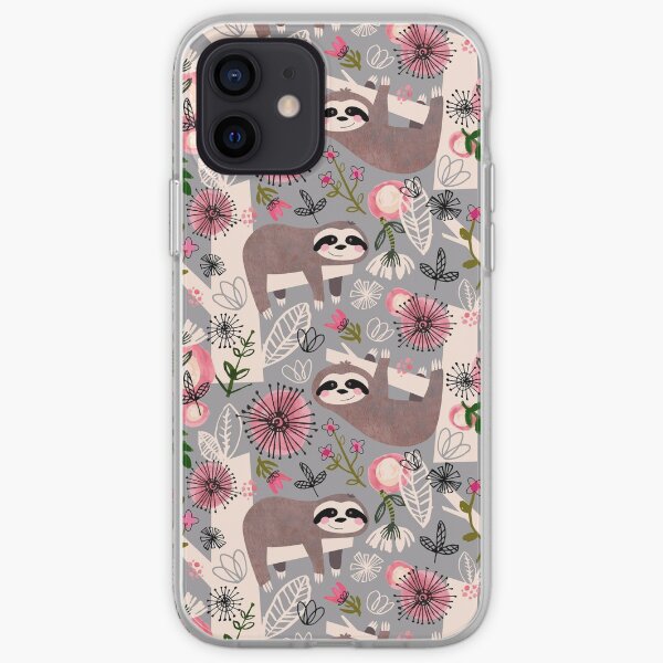 Lovable Sloths iPhone Soft Case