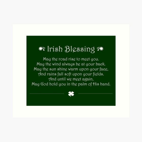 Item preview, Irish Blessing designed and sold by friedmangallery.