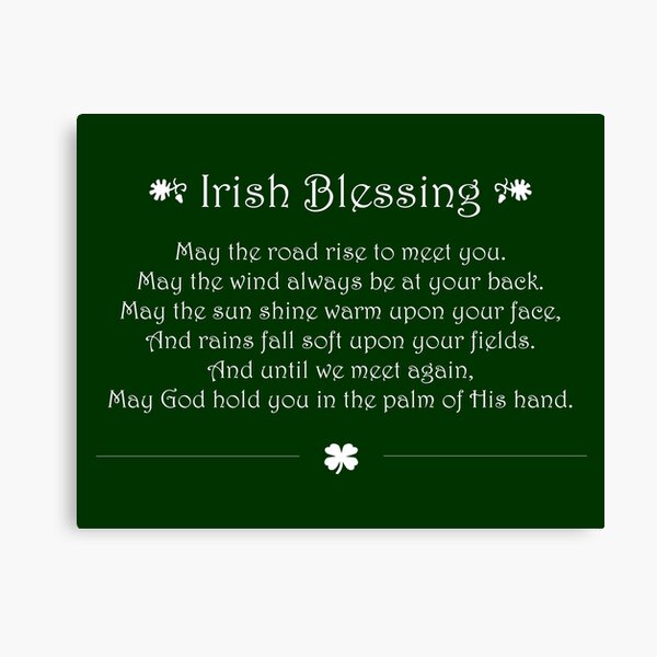 May Your Troubles Be Less Irish Blessing Irish Saying Printable Art Quote Print Typography Print Home decor Wall Decor
