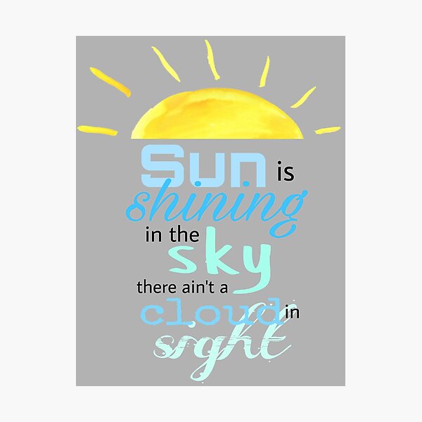 Mr. Blue Sky Photographic Print