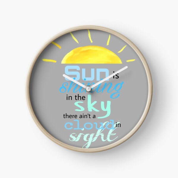 Mr. Blue Sky Clock
