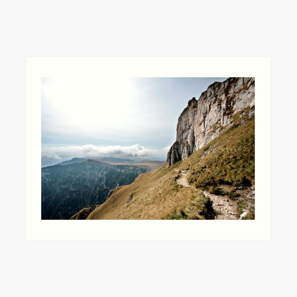 The Path to Caraiman Peak Art Print
