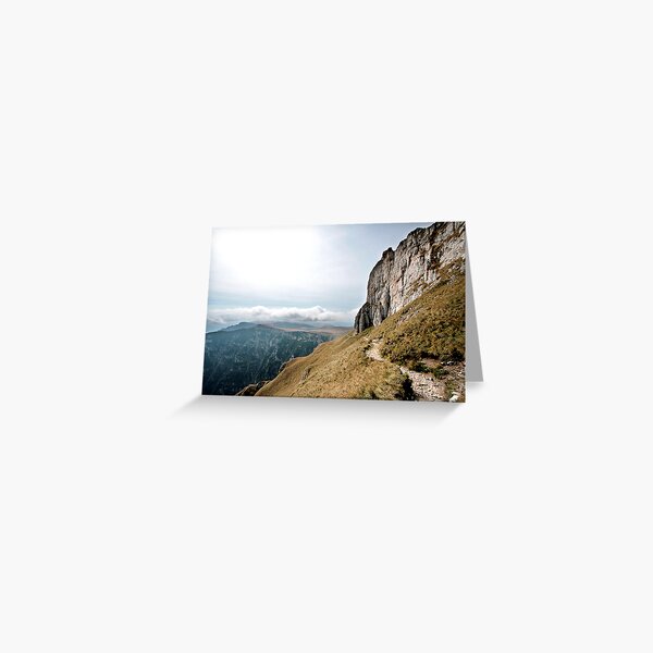 The Path to Caraiman Peak Greeting Card