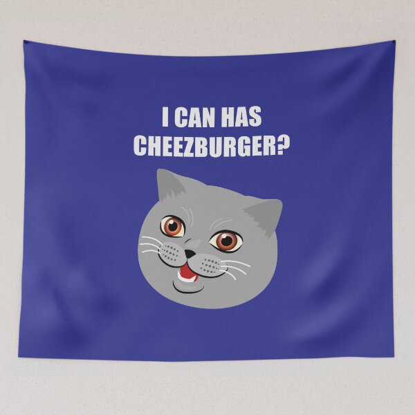 Item preview, Funny Cat Meme Can I Has Cheezburger? designed and sold by awiec.