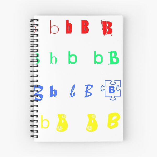 Item preview, Iskybibblle / The Alphabet /The letter B/ colours designed and sold by Iskybibblle.