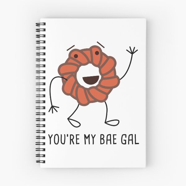 Item preview, Funny Bagel - You're My Bae Gal Pun - Cream Cheese Butter Bakery Humor designed and sold by stuch75.