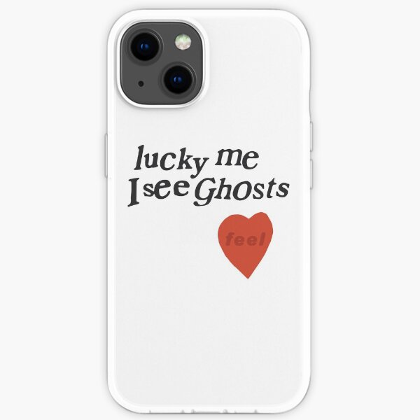lucky me I see Ghosts heart iPhone Soft Case
