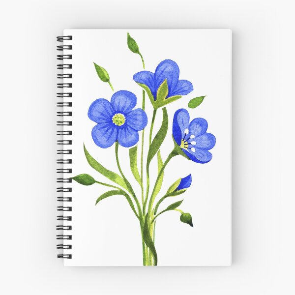 Item preview, Flor azul designed and sold by InCami.