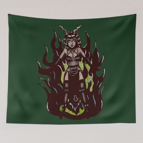 Item preview, Cruella Corbeau - Demon designed and sold by Strange Familiar Art & Design.