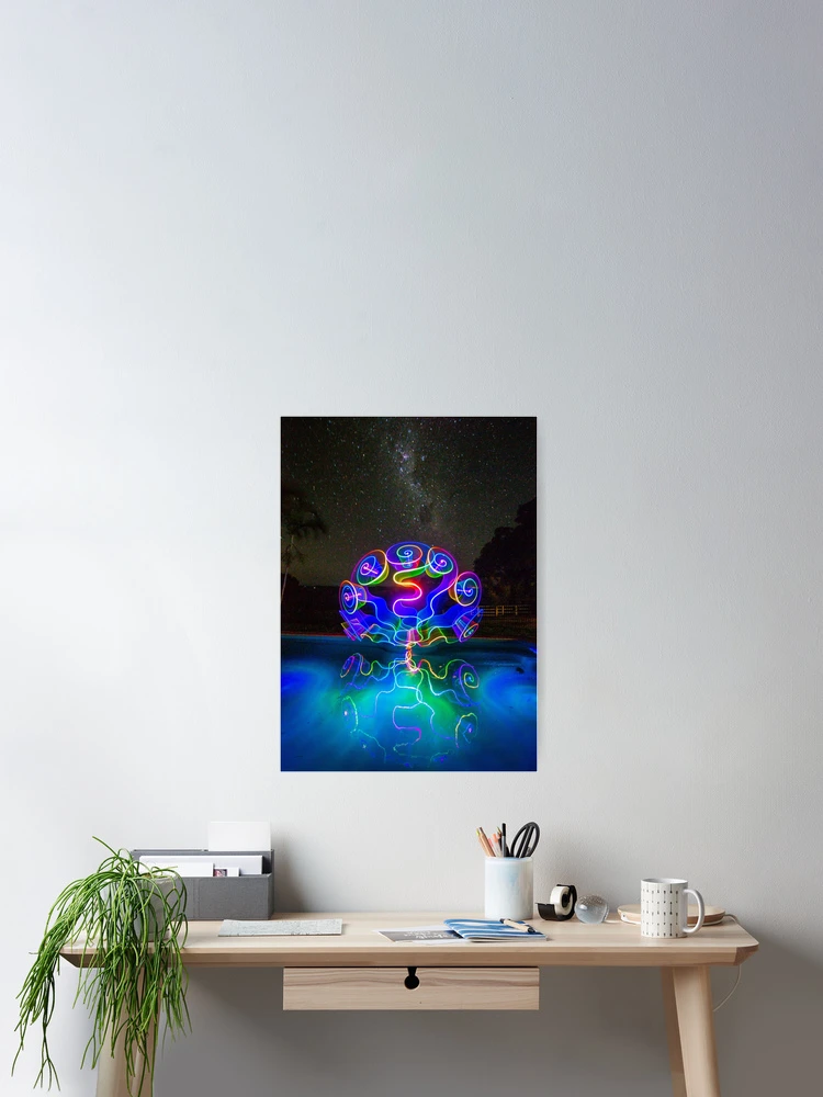 Thumbnail 2 of 3, Poster, Psychedelic Reflection designed and sold by Rod Evans.
