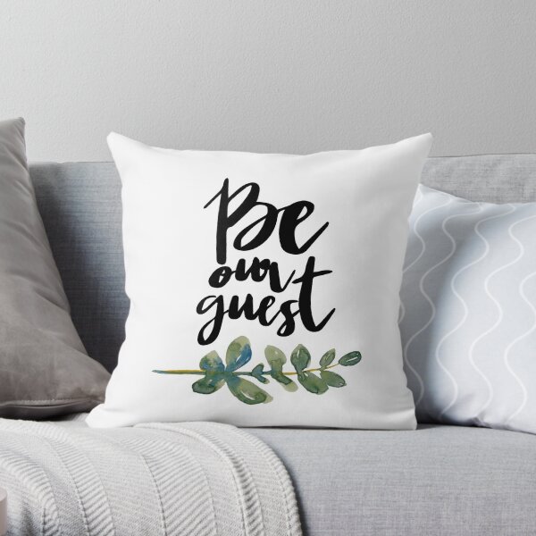 Be our best sale guest pillow cover