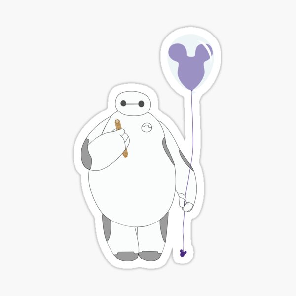 churro bh6 balloon Sticker